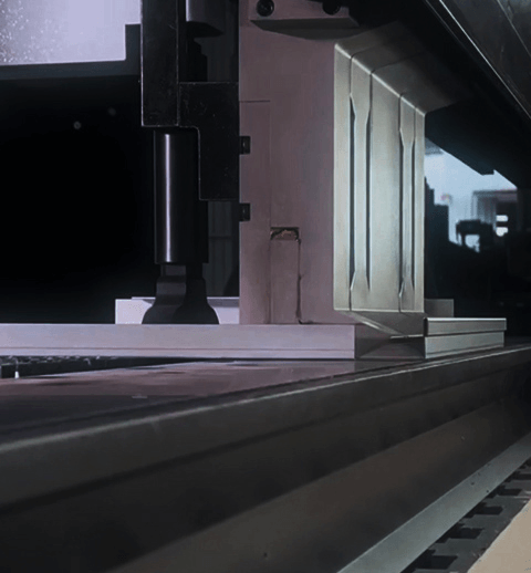 Metal doors application